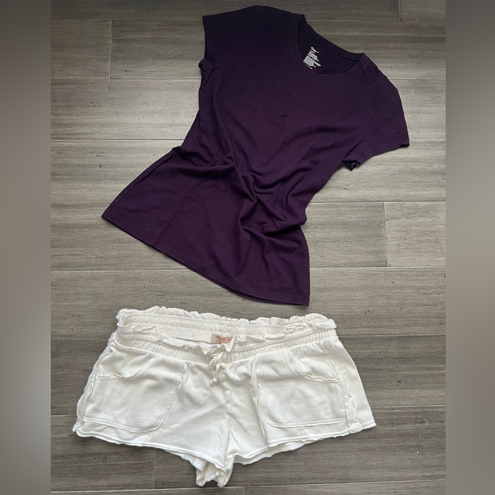 No Boundaries Women’s White Cotton Shorts